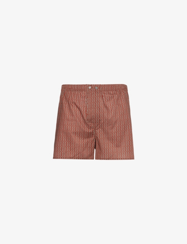 Nelson mid-rise cotton boxer shorts
