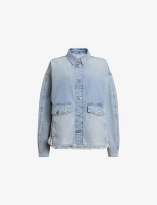 ALLSAINTS: Hettie Oversized Denim Jacket