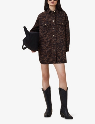 Allsaints Faye Oversized Shacket Dress
