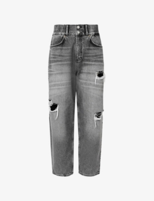ALLSAINTS: Daisy Tapered-Leg High-Rise Denim Jeans