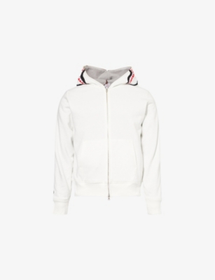 A BATHING APE: Shark Embroidered-Hood Relaxed-Fit Cotton Hoody