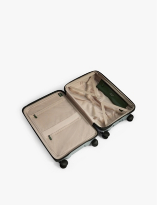 ANTLER ICON STRIPE CABIN HARD-SHELL POLYCARBONATE SUITCASE 68CM MIST BLUE 