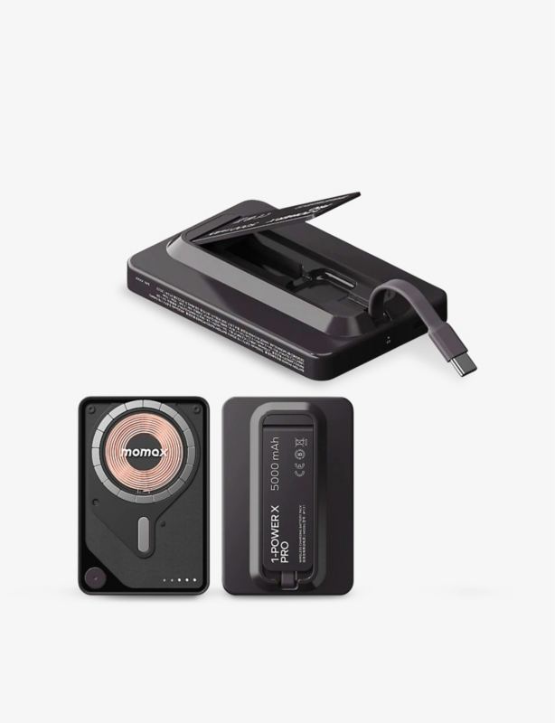 Momax Portable magnetic battery pack with USB-C cable