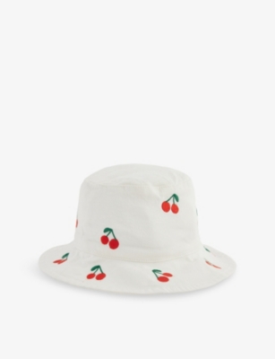 STELLA MCCARTNEY: Kids' Cherry-Print Cotton-Blend Bucket Hat
