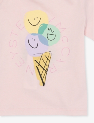 STELLA MCCARTNEY: Ice Cream graphic-print cotton-jersey T-shirt 6-36 months