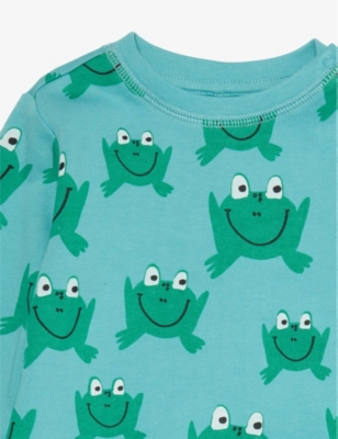 STELLA MCCARTNEY: Frog-print two-piece cotton-jersey set 6-36 months