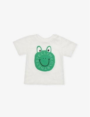 STELLA MCCARTNEY: Frog-print Round-Neck Cotton T-shirt