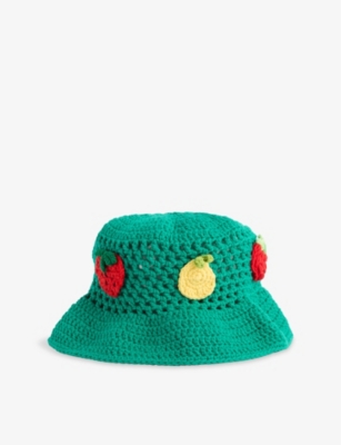 STELLA MCCARTNEY - Kids' Crochet Cotton Bucket Hat