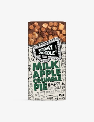 JOHNNY DOODLE: Milk Apple Crumble chocolate bar 150g