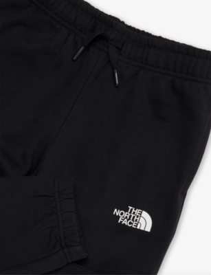 The North Face Brand-print Drawstring Jogging Bottoms 6-20 Years In Tnf Black