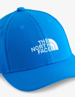 The North Face Logo-embroidery Adjustable Cotton Cap In Hero Blue/tnf White