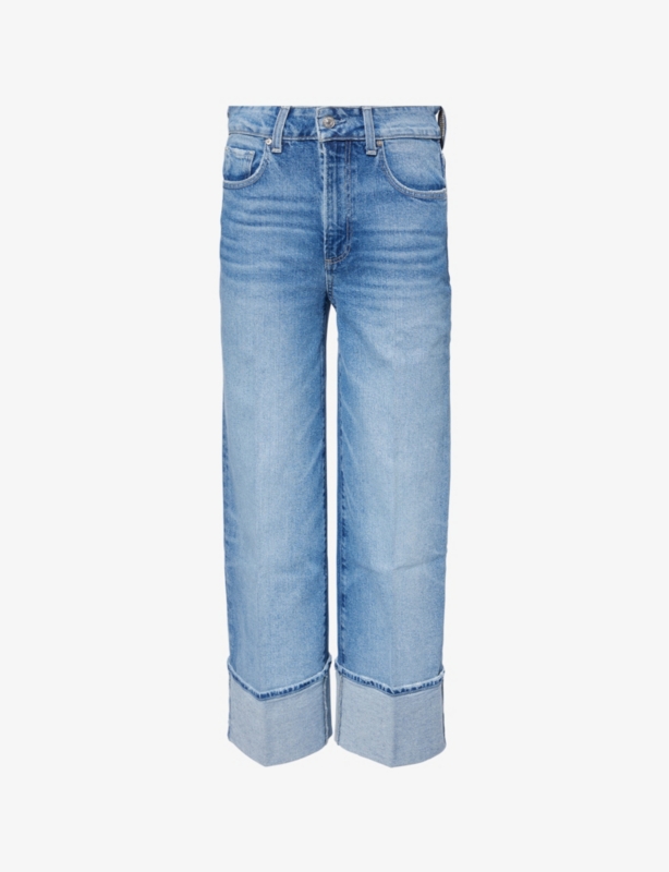 Sasha high-rise straight-leg stretch-denim jeans