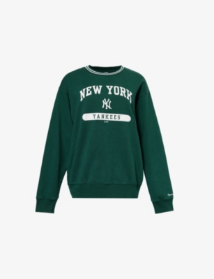 SPORTY & RICH: Sporty & Rich for '47 x The New York Yankees League brand-print cotton-jersey sweatshirt