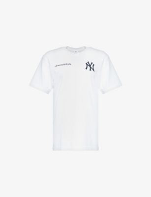 SPORTY & RICH: Sporty & Rich for '47 x The New York Yankees Champions cotton-jersey T-shirt