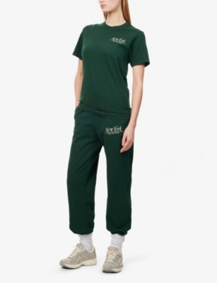 SPORTY & RICH: Ivy NY cotton-jersey T-shirt