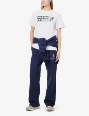 SPORTY & RICH: Ivy Wellness Club cotton-jersey T-shirt