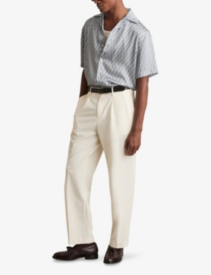 REISS: Relic Graphic-Print Woven Shirt