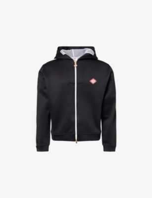 CASABLANCA: Scuba Two-Zip-Pockets Regular-Fit Woven-Blend Hoody