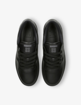 Givenchy G Move Low-top Sneakers In Calf Leather In Black