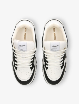 Axel Arigato Area Lo Leather Low-top Sneakers In White/blk