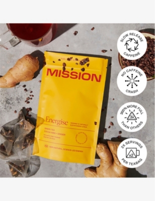 MISSION: Energise Green tea bags 70.9g