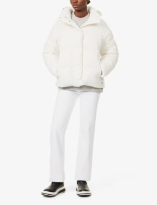CANADA GOOSE WOMENS N.STAR WHITE JUNCTION HOODED PADDED SHELL-DOWN PARKA JACKET 