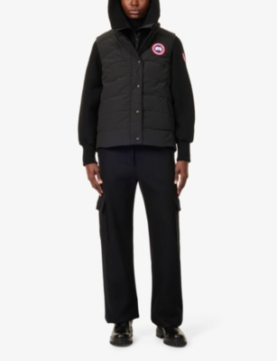 Canada Goose Freestyle Quilted Shell Down Vest In Black