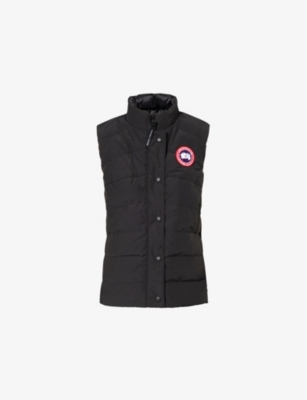 Black canada goose gilet womens online