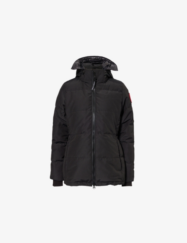 Chelsea hooded shell-down parka jacket