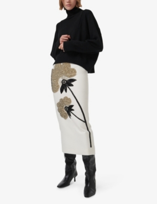 LEEM: Turtleneck long-sleeve knitted jumper