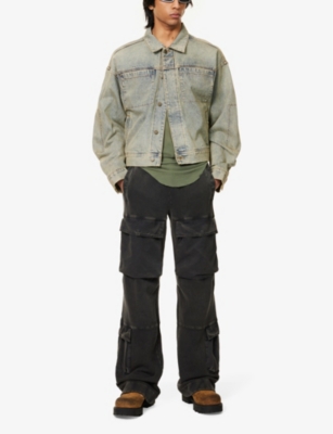 ENTIRE STUDIOS: Gem Two-Patch-Pockets Relaxed-Fit Denim Jacket