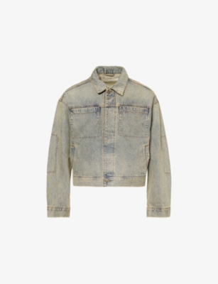 ENTIRE STUDIOS: Gem Two-Patch-Pockets Relaxed-Fit Denim Jacket