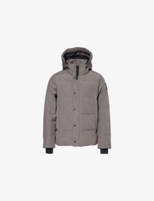 Wyndham padded shell down hooded parka jacket