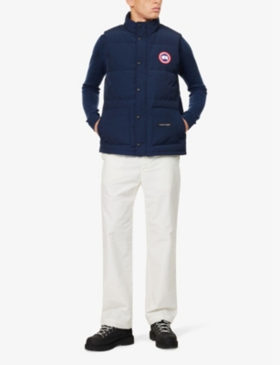 Canada Goose Freestyle Full Zip Down Vest In Atlantic Nvy