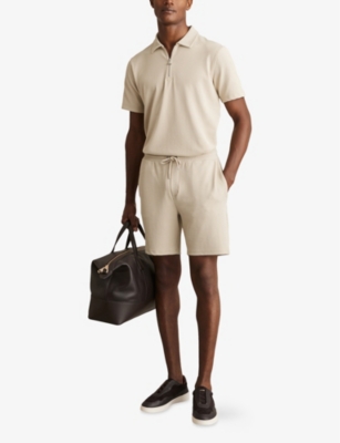 REISS: Amarillo Drawstring-Waist Relaxed-Fit Stretch-Woven Shorts