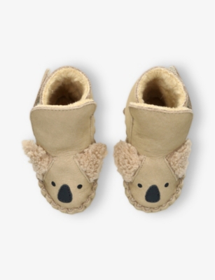 DONSJE: Baby Kapi Koala leather crib shoes