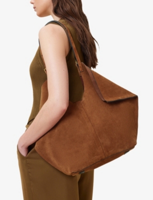 ALLSAINTS: Ara Suede Tote Bag