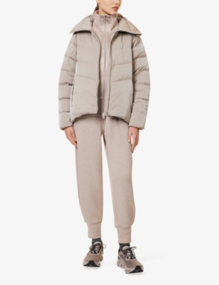 Alena padded shell-down jacket
