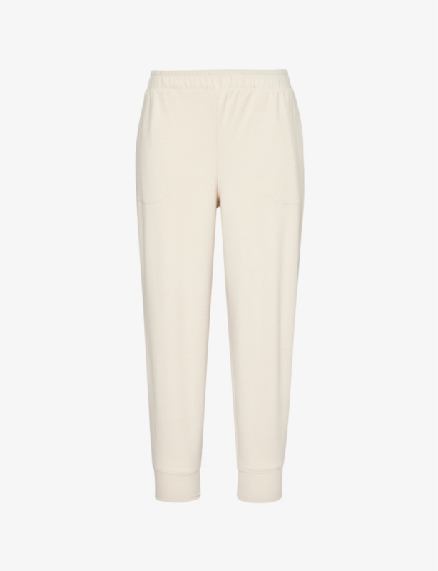 "Brushed 25"" slim-cuff stretch-woven jogging bottoms"