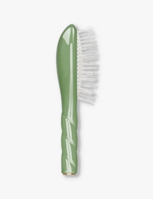 La Bonne Brosse Almond Green N.04 The Miracle Small Massaging Detangling Hair Brush In Almond Green