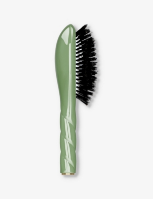 La Bonne Brosse Almond Green N.01 The Universal Small Shine & Care Hair Brush In Almond Green