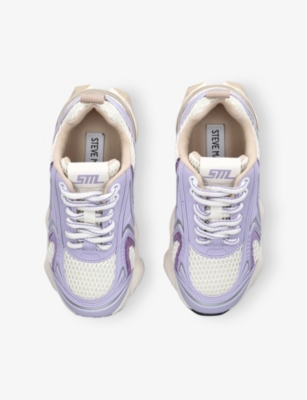 Steve Madden Purple Kids' J-speedster E Mesh Low-top Trainers Eur 34 / 2 Uk In Purple