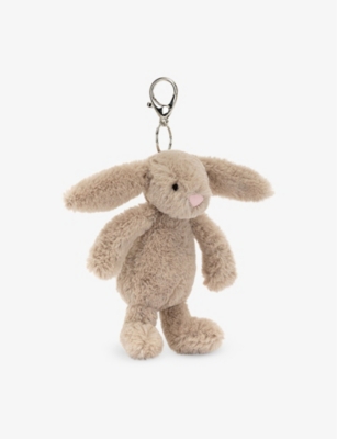 Jellycat Womens  Bashful Bunny Beige Bag Charm 18cm