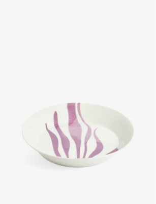 ROYAL DOULTON: 1815 Bright abstract-pattern porcelain bowl 31.8cm