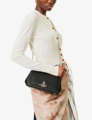 Hazel Medium Faux-Leather Shoulder Bag