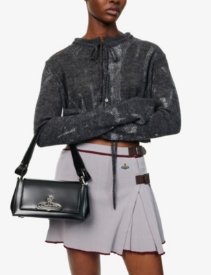 VIVIENNE WESTWOOD: Hazel Medium leather Top-Handle Bag