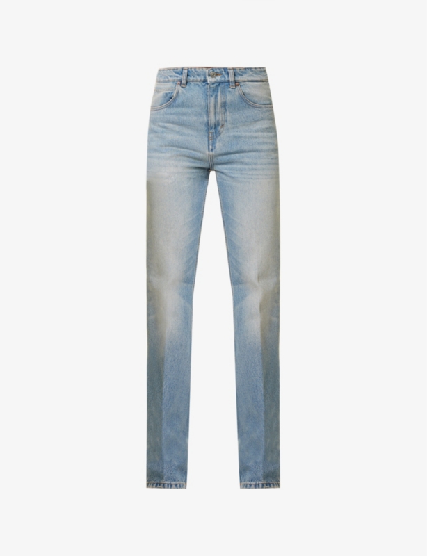 Julia high-rise slim-leg denim jeans