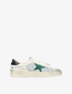 GOLDEN GOOSE: Stardan Leather Low-Top Trainers