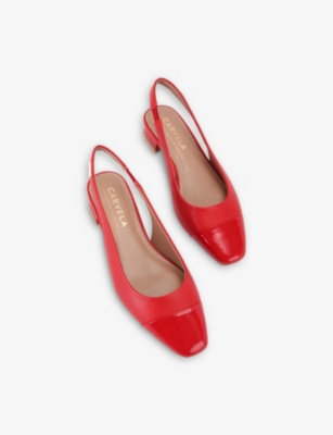 CARVELA WOMENS CARVELA AMELIA FAUX-LEATHER PUMPS 