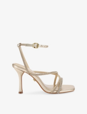 CARVELA WOMENS CARVELA RAVELLO FAUX-LEATHER HEELED SANDALS 